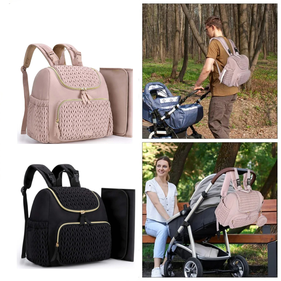 Backpack Diaper Bag - Sac à dos à langer grande