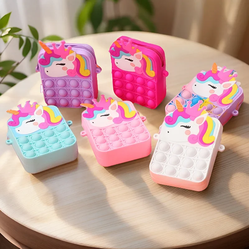 Mini Backpack Purse - Porte-monnaie licorne magique à couleurs changeantes
