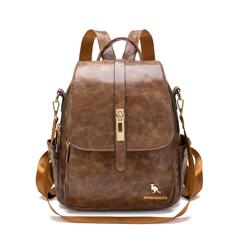 Leather Backpack Vintage - Sac à dos de voyage vintage