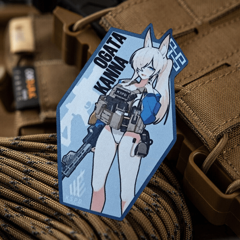 Urban Backpack Tactical - Blue Archive Kona tactique Patch pistolet