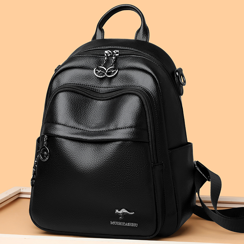 Travel Backpack Anti Theft - Sac à dos imperméable en cuir