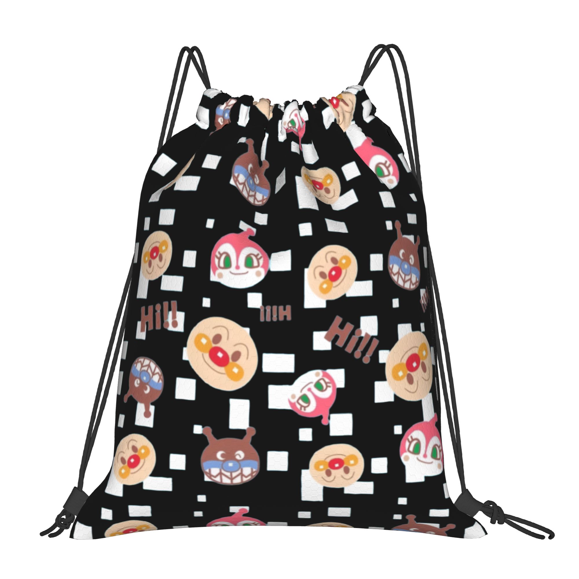 Drawstring Gym Bag - Sacs à dos personnalisés Anpanmans avec