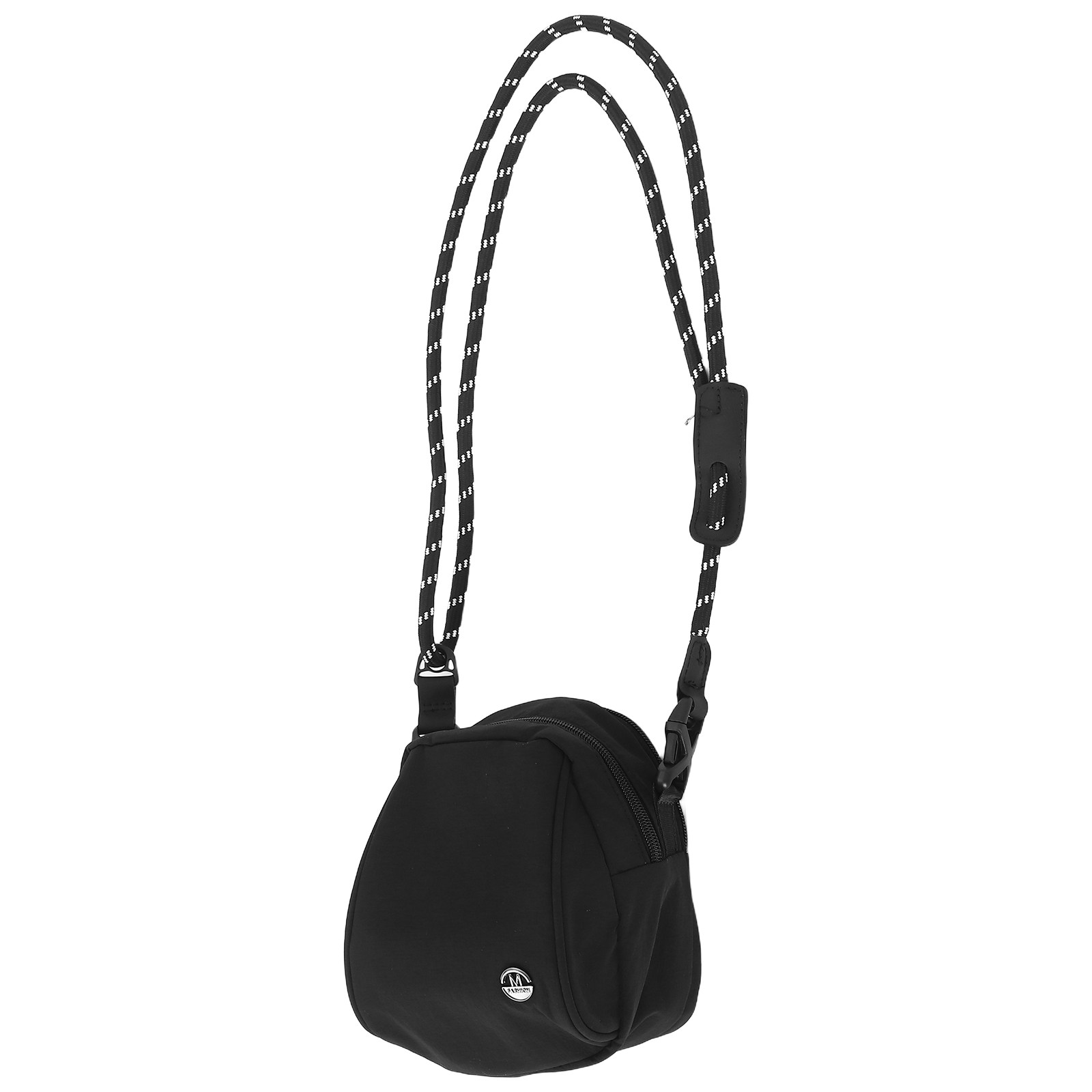 Mini Backpack Purse - Sac à bandoulière léger noir unisexe,
