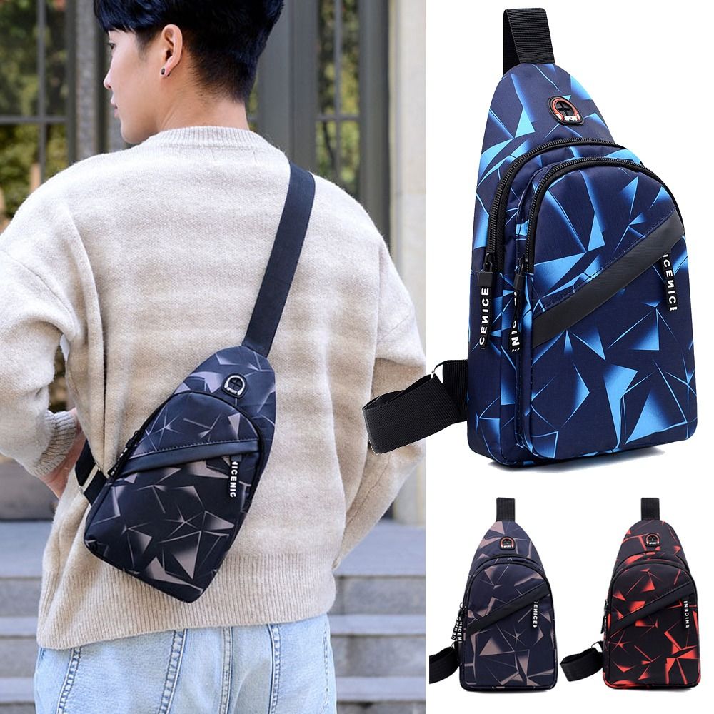 Sling Backpack Shoulder - Sac de poitrine à 2 couches,