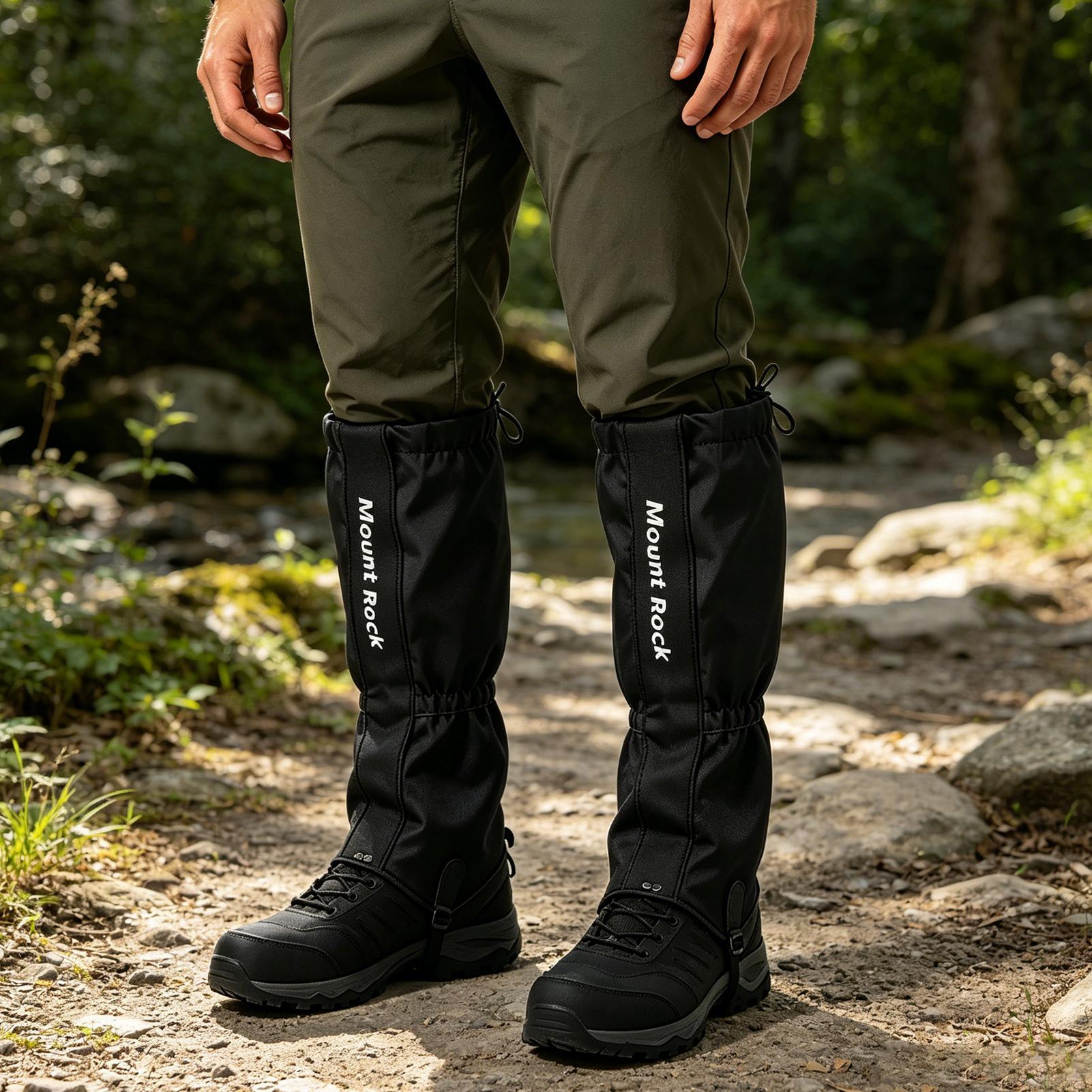 Hiking Backpack Waterproof - 1 Paire de Guêtres de Randonnée