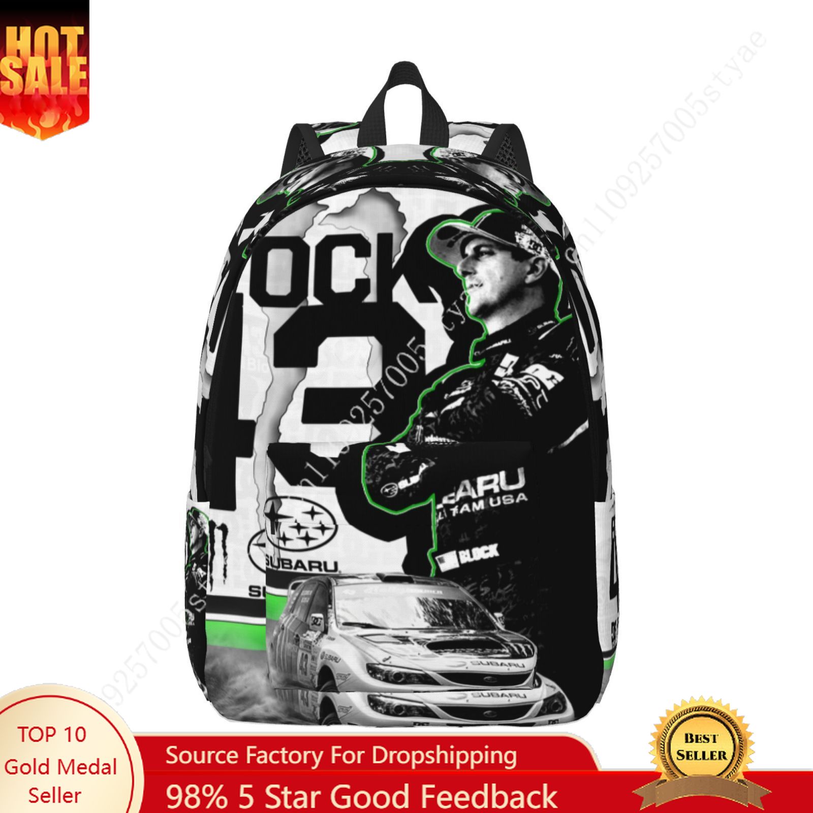 Canvas Backpack Casual - Ken Block 43 Sac à dos