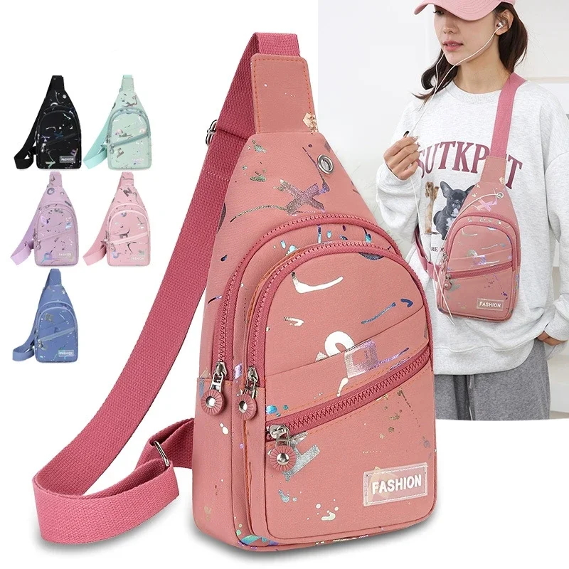 Sling Backpack Shoulder - Sac à bandoulière léger pour femme,