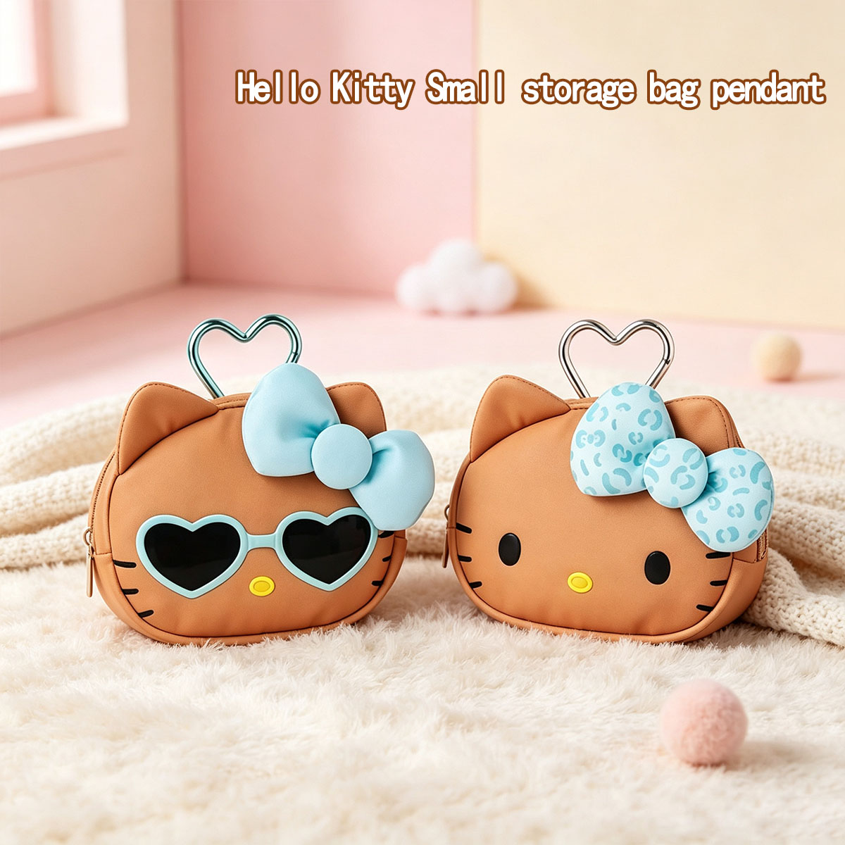 Mini Backpack Purse - Mignon sac de rangement mini Hello