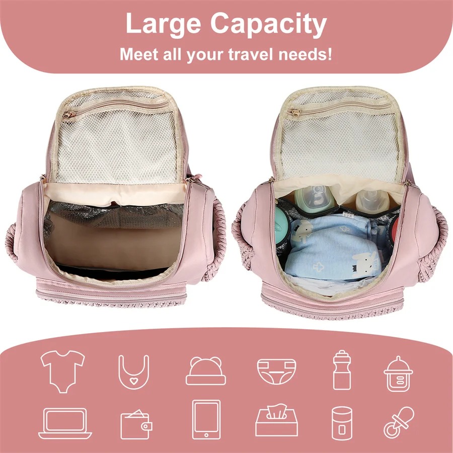Sac à dos à langer grande capa - Backpack Diaper Bag avis et prix