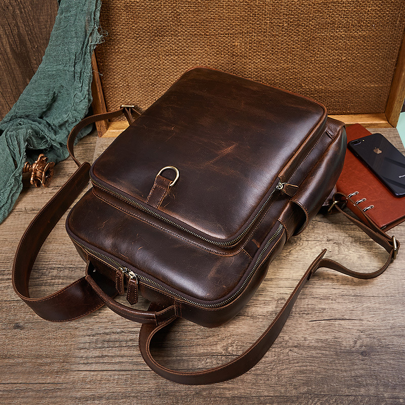 Sac à dos pour ordinateur port - Leather Backpack Vintage avis et prix