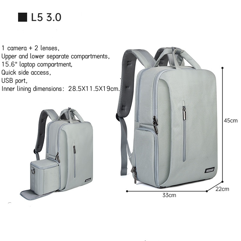 Grand sac à dos pour appareil  - Laptop Backpack 15.6 avis et prix