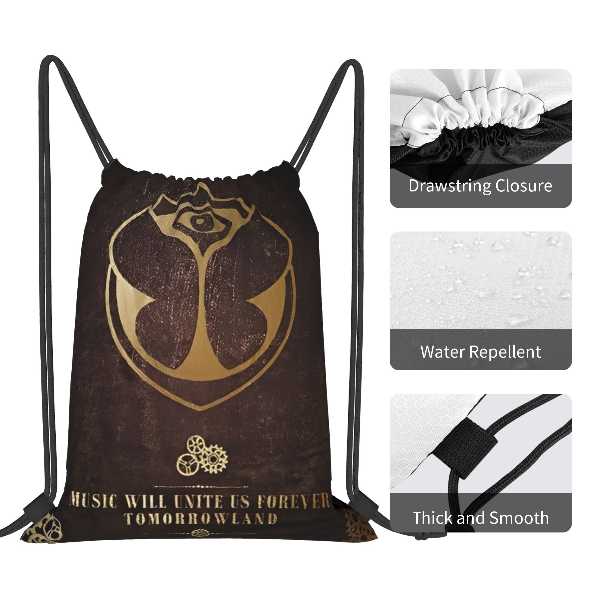 Sacs à cordon Tomorrowlands, s - Drawstring Gym Bag avis et prix