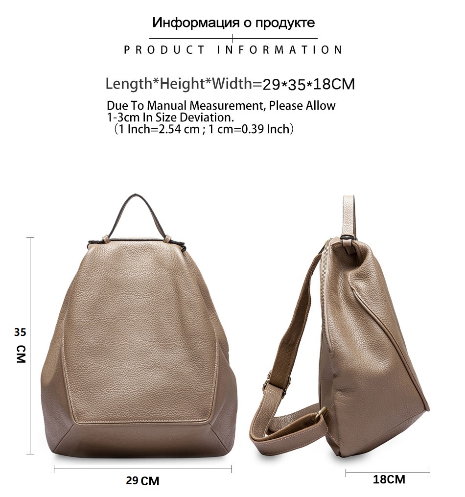 Zency femmes 100% en cuir véri - Travel Backpack Anti Theft avis et prix
