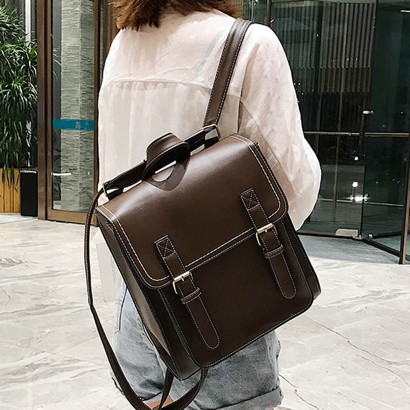 Sac à Dos Vintage en Cuir Pu à - Leather Backpack Vintage avis et prix