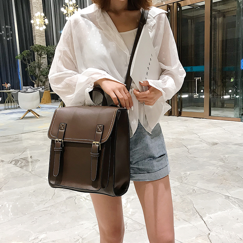 Sac à Dos Vintage en Cuir Pu à - Leather Backpack Vintage avis et prix