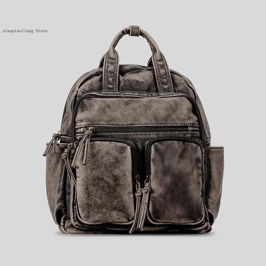Sacs à dos de luxe en cuir Pu  - Leather Backpack Vintage avis et prix