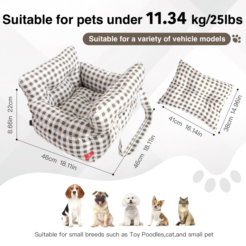 Lit de voiture pour chien mult - Foldable Backpack Small avis et prix