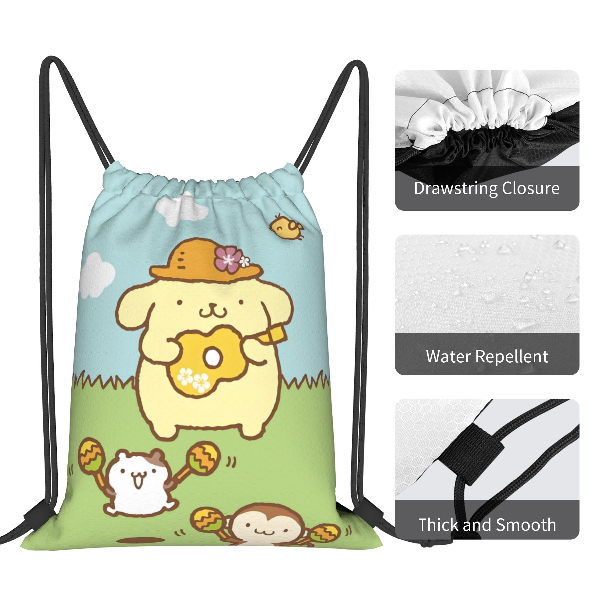 Sacs à dos personnalisés P-Pom - Drawstring Gym Bag avis et prix