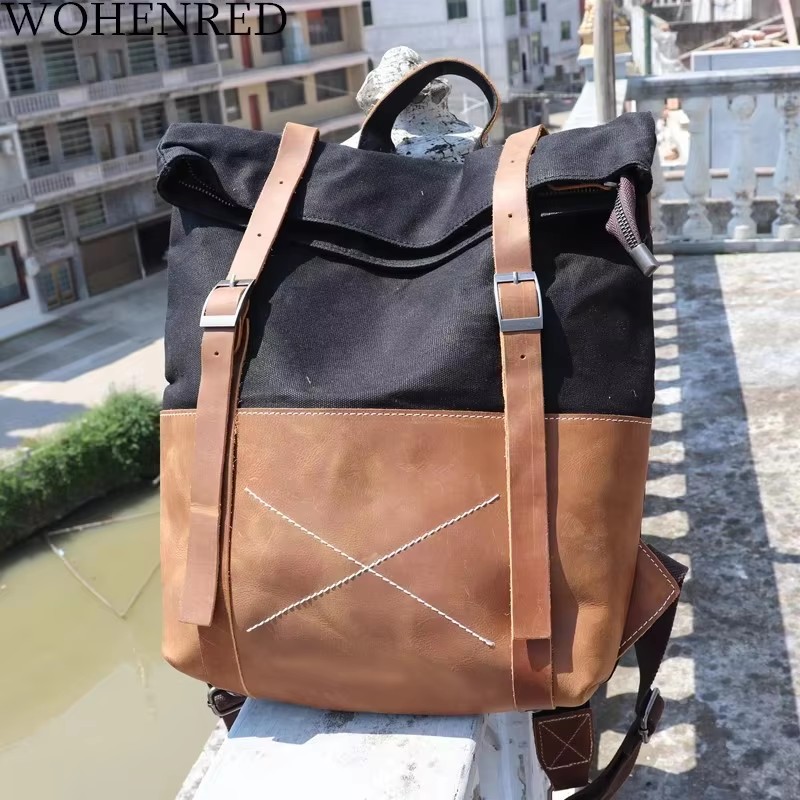 Sac à dos tendance pour hommes - Leather Backpack Vintage avis et prix