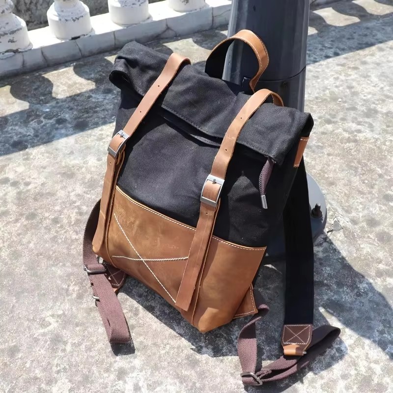 Sac à dos tendance pour hommes - Leather Backpack Vintage avis et prix
