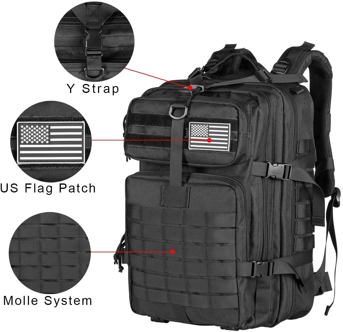 Sac à dos tactique militaire A - Rucksack Military Style avis et prix