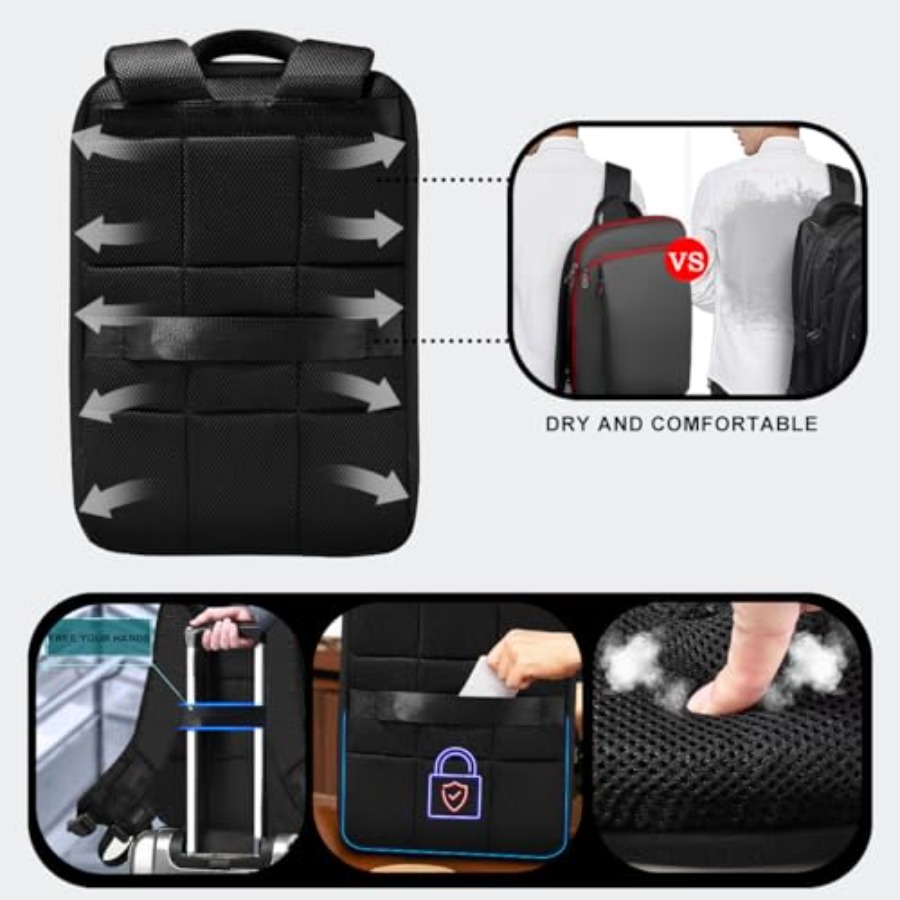 Sac à dos pour ordinateur port - Travel Backpack Anti Theft avis et prix