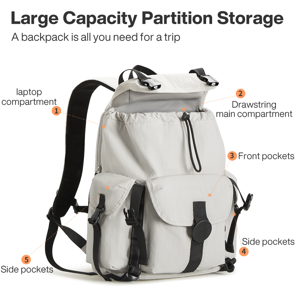Mixi – sac à dos de voyage pou - Hiking Backpack Waterproof avis et prix