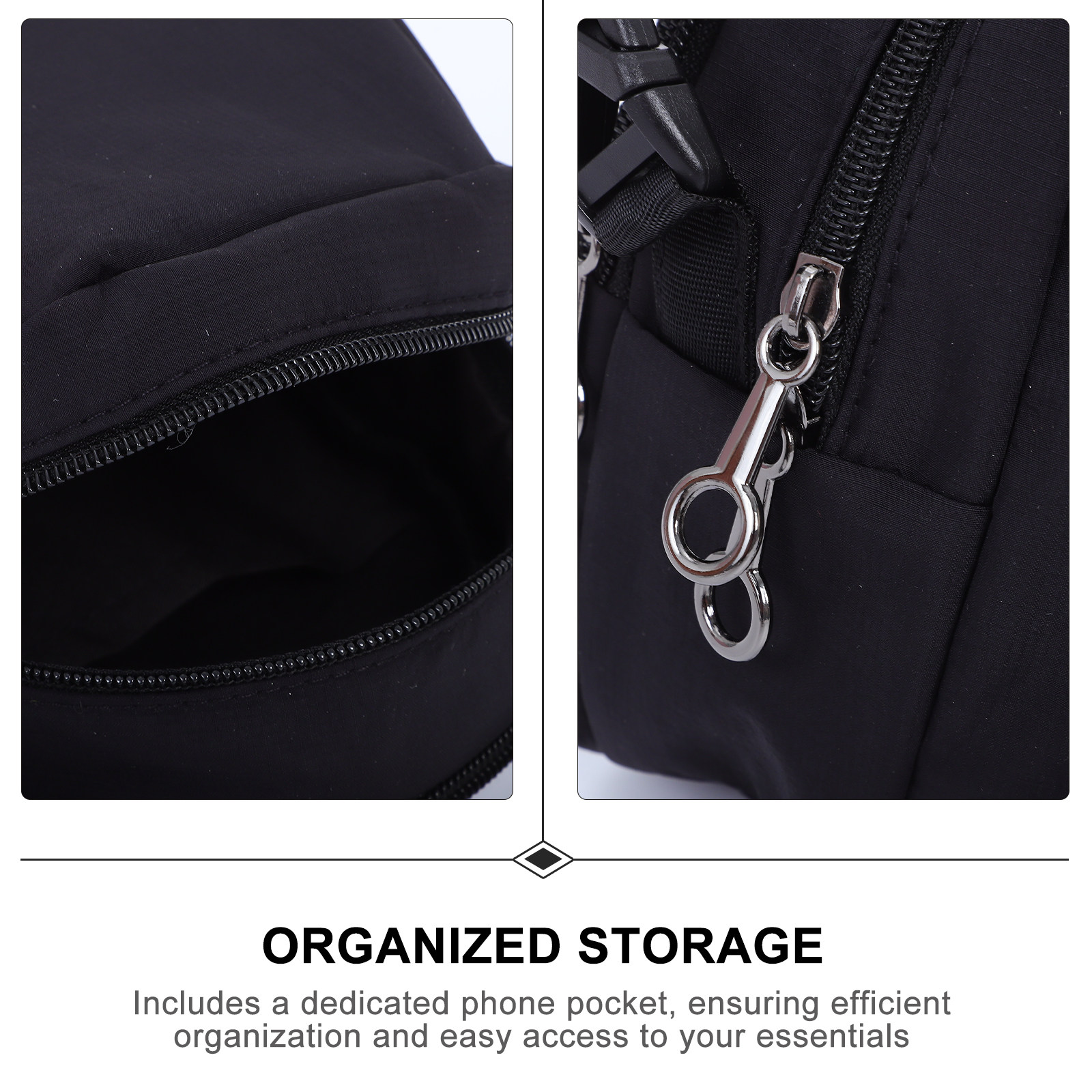 Sac à bandoulière léger noir u - Mini Backpack Purse avis et prix