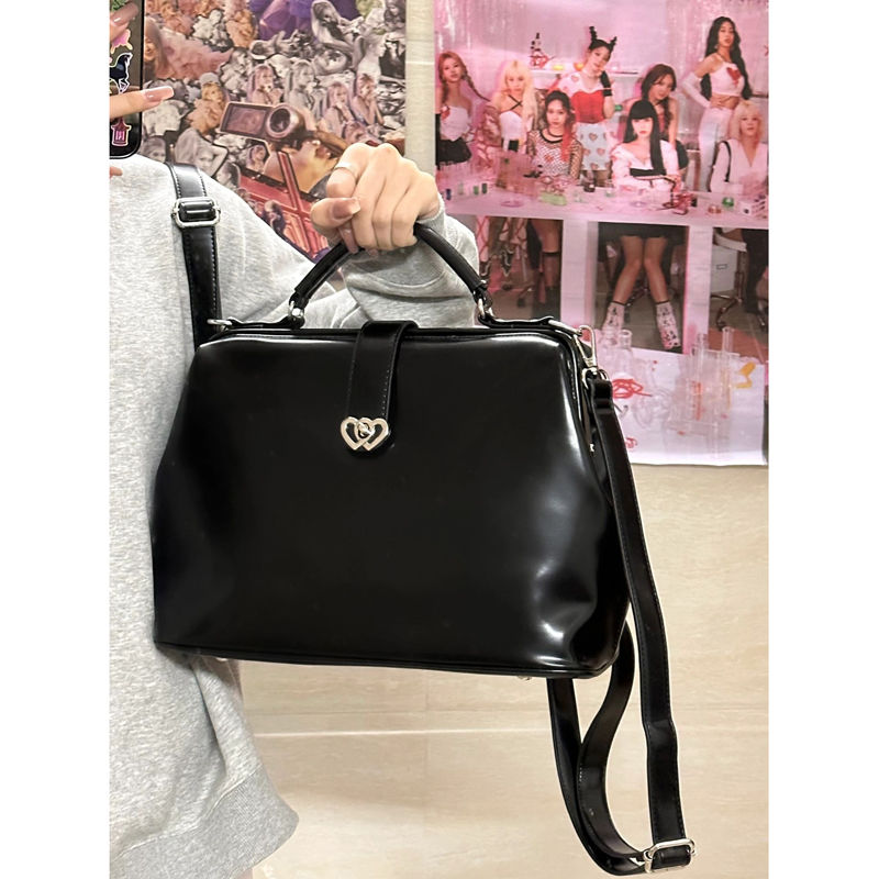 Vintage noir Y2k Mochila femme - Leather Backpack Vintage avis et prix