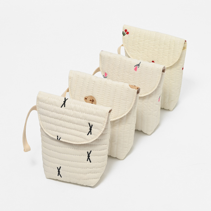 Sac à couches en coton brodé p - Backpack Diaper Bag avis et prix