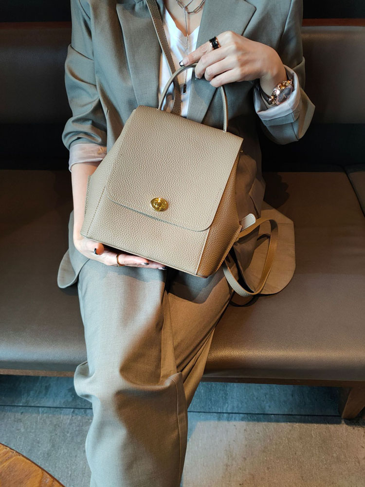 Sac à dos en cuir véritable po - Leather Backpack Vintage avis et prix