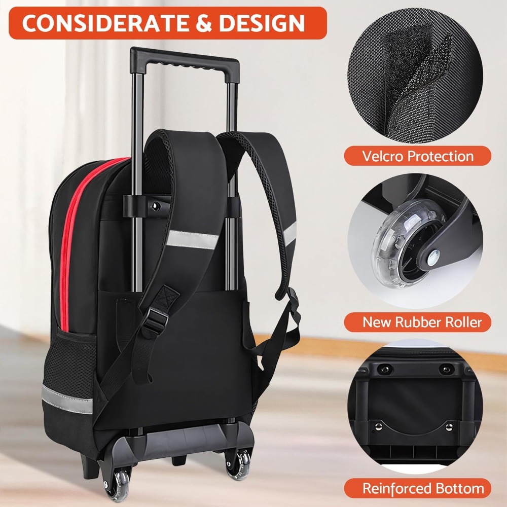 Sac à dos à roulettes 3 pièces - School Backpack Teen avis et prix