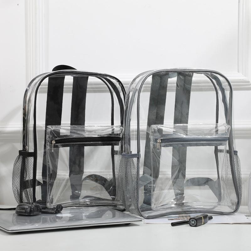Sac à dos transparent en PVC p - Canvas Backpack Casual avis et prix