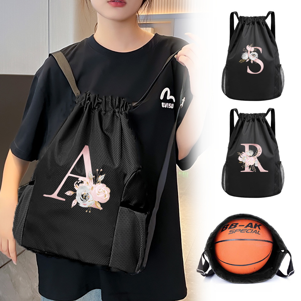 Sac à cordon noir, sac à dos d - Drawstring Gym Bag avis et prix