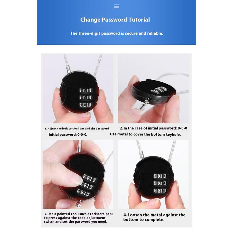 Serrure combinée pour bagages  - Backpack Lock Combo avis et prix