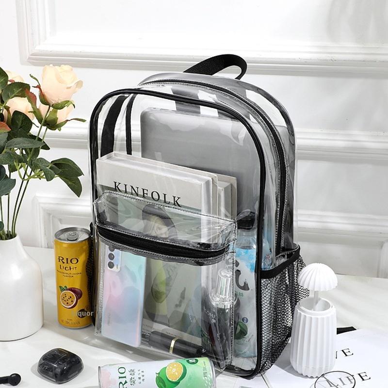 Sac à dos transparent en PVC p - Canvas Backpack Casual avis et prix