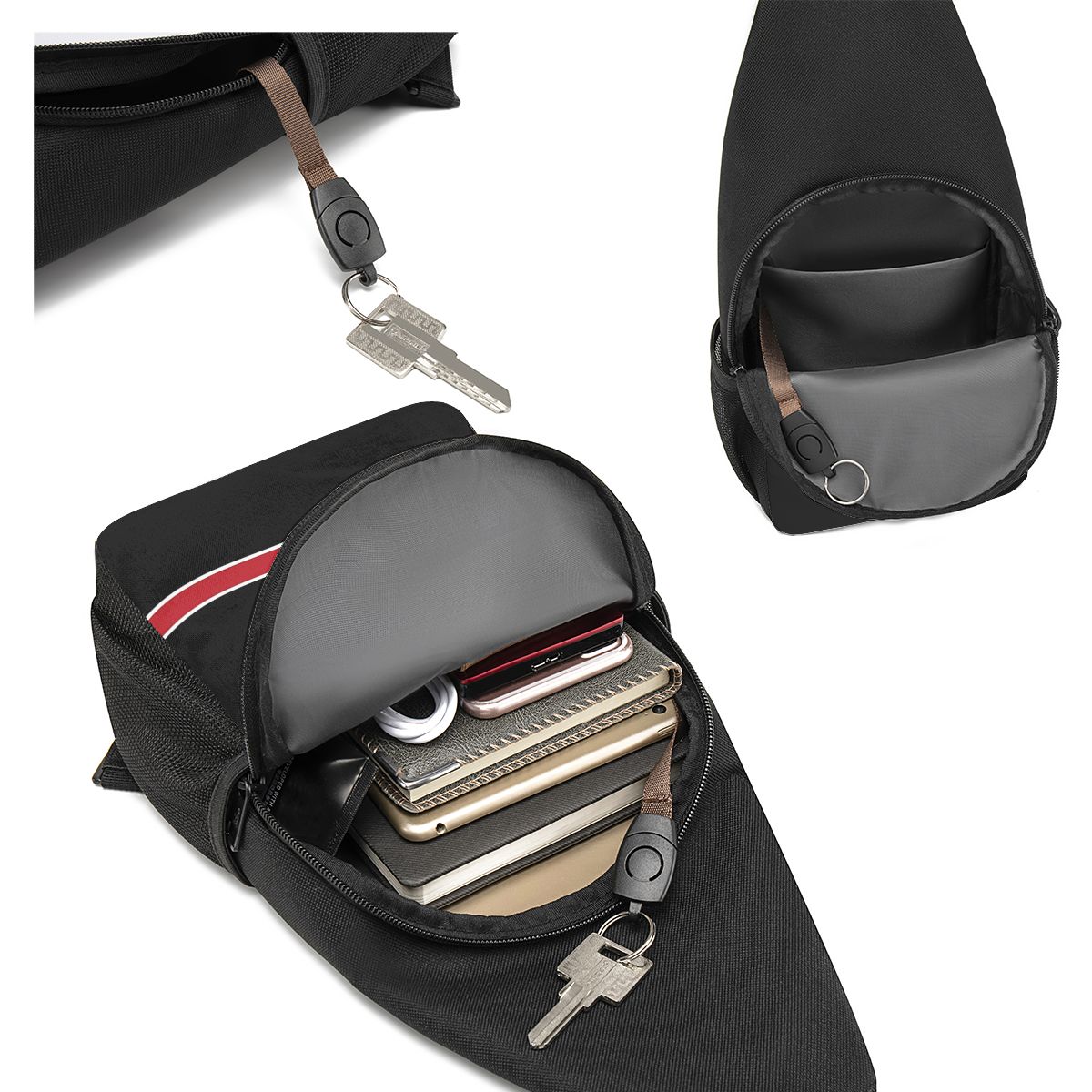 Sac de poitrine N7 avec logo p - Sling Backpack Shoulder avis et prix