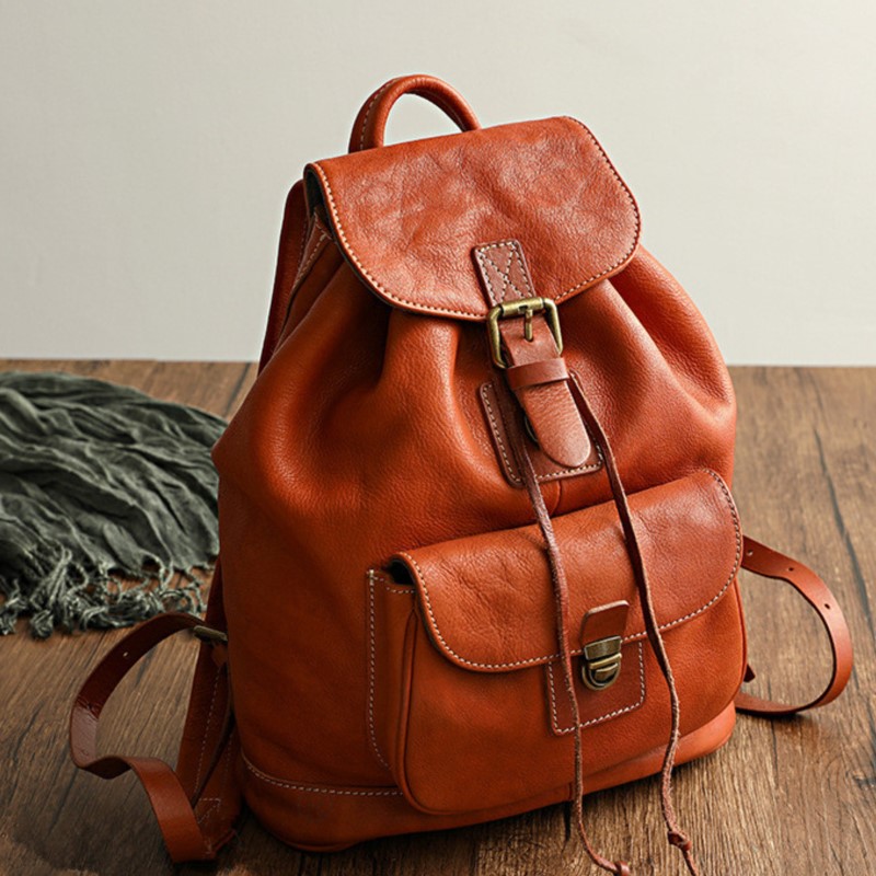 Sac à dos Johnature en cuir de - Leather Backpack Vintage avis et prix