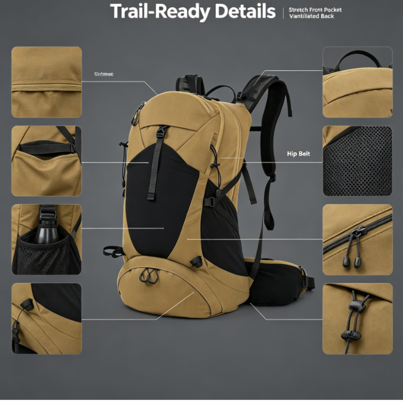 Grand sac à dos de randonnée i - Hiking Backpack Waterproof avis et prix