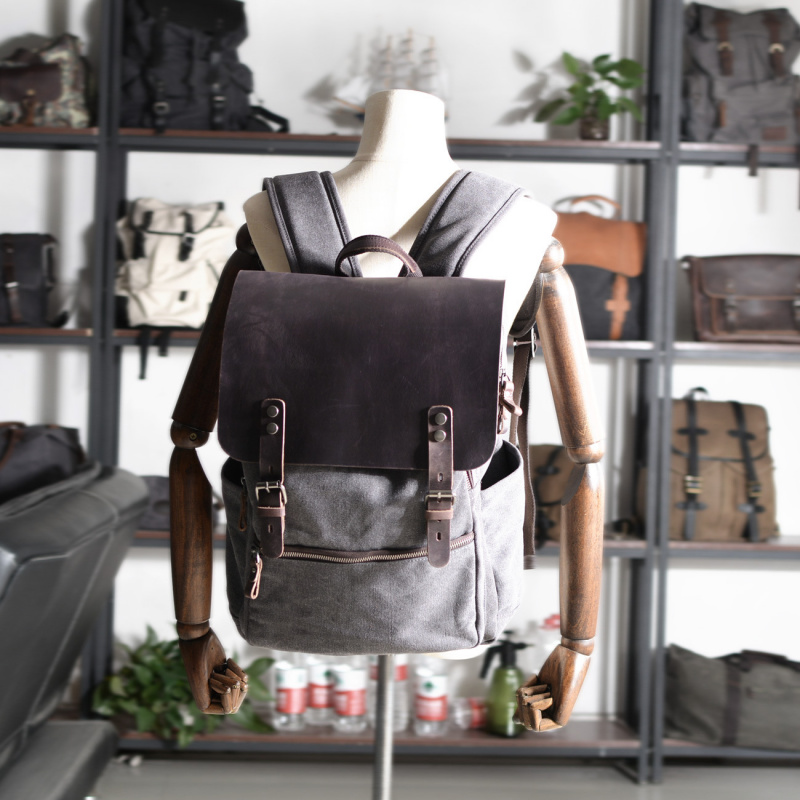Sac à dos rétro pour hommes, s - Canvas Backpack Casual avis et prix