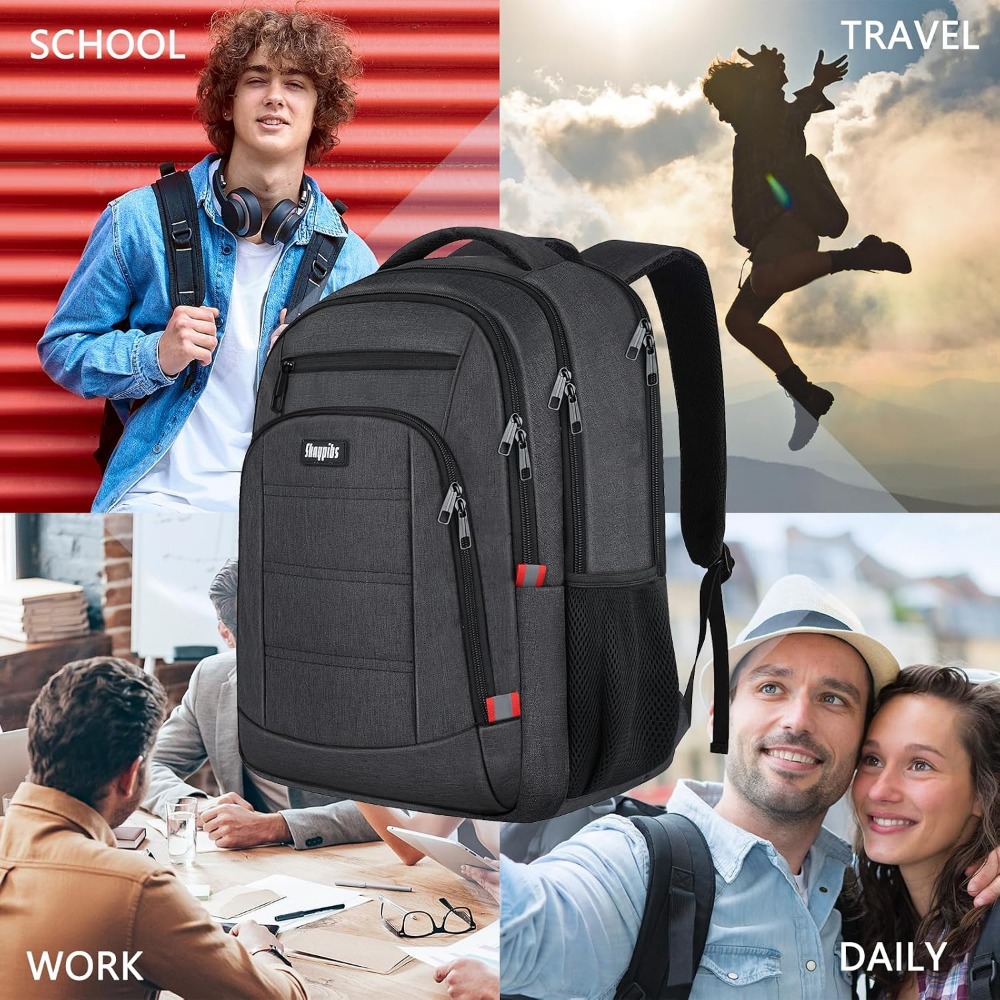 Sac à dos scolaire pour hommes - Laptop Backpack 15.6 avis et prix
