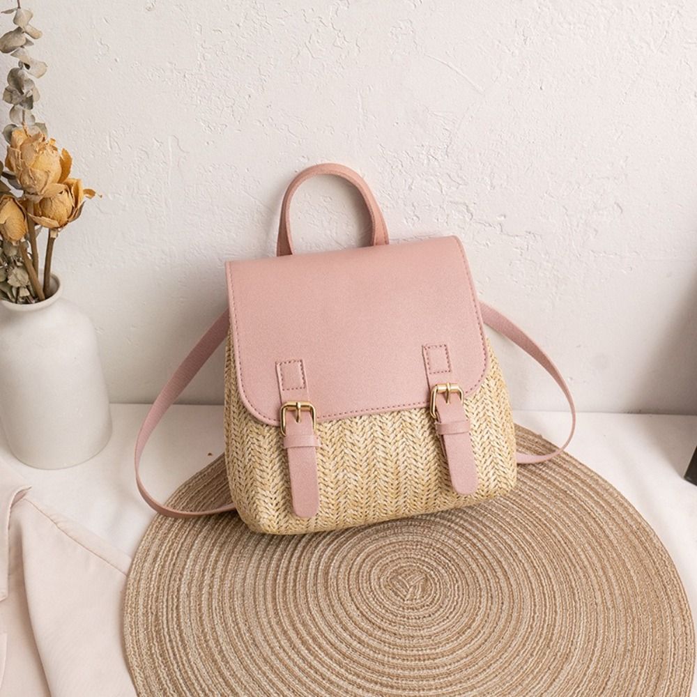 Sac à dos en cuir PU tressé st - Leather Backpack Vintage avis et prix